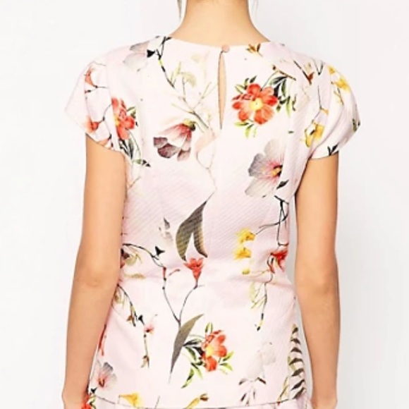 NWT Ted Baker embellished botanical bloom top - Picture 10 of 14